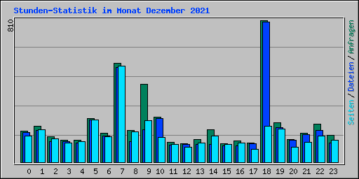 Stunden-Statistik im Monat Dezember 2021